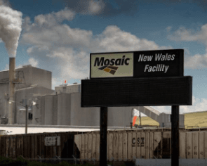Via X A massive phosphate fertilizer manufacturing complex, the Mosaic New Wales Facility, is seen near Mulberry, Florida, in September 2016.