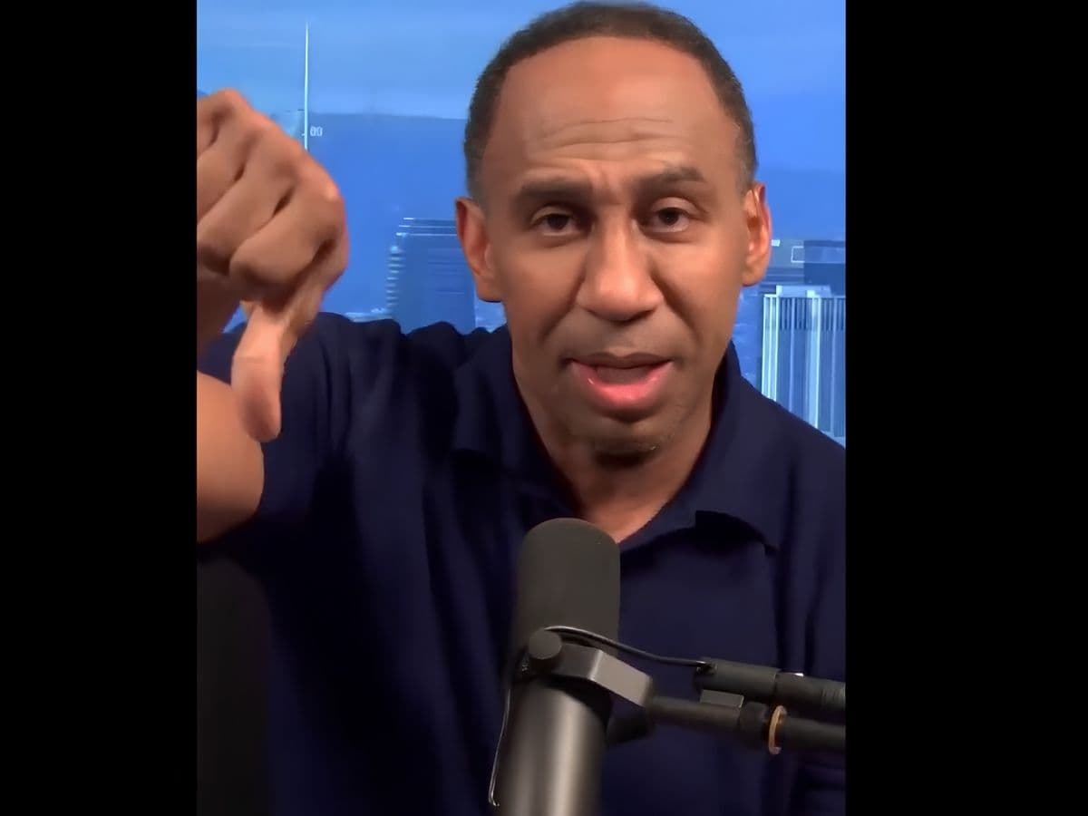 Stephen A. Smith via X. ESPN's Stephen A. Smith vows retaliation after the National Association of Black Journalists gave him the 'Thumbs Down' award on August 15, 2026, for commentary it called disparaging to black women.