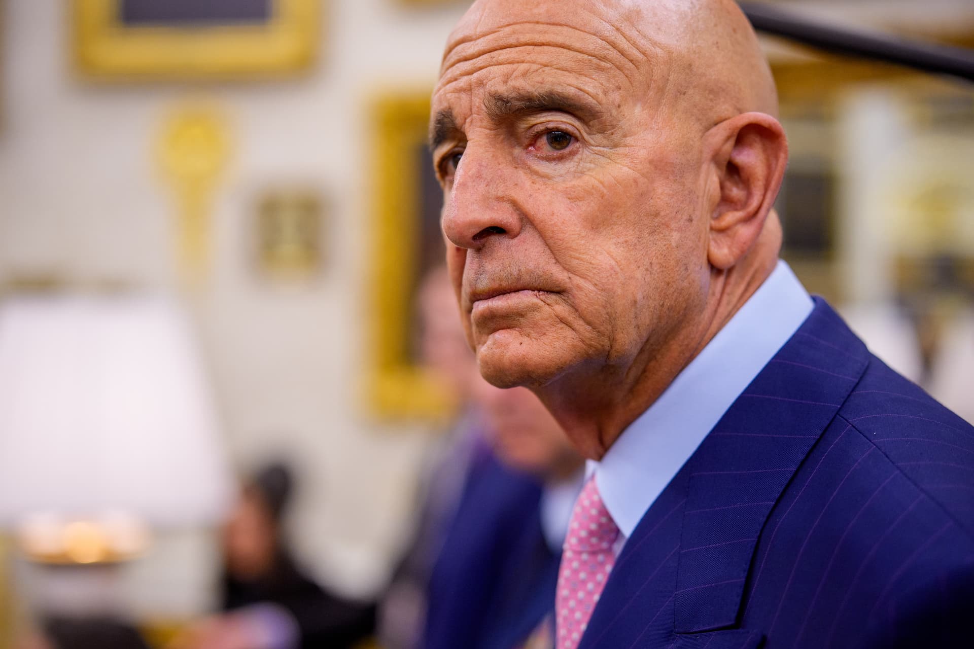 Andrew Harnik/Getty Images America's ambassador to Turkey, Thomas Barrack, at the White House on September 25, 2025.