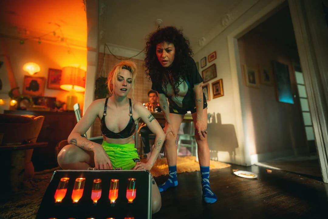 Neon Kristen Stewart and Alia Shawkat in 'The Wrong Girls.'