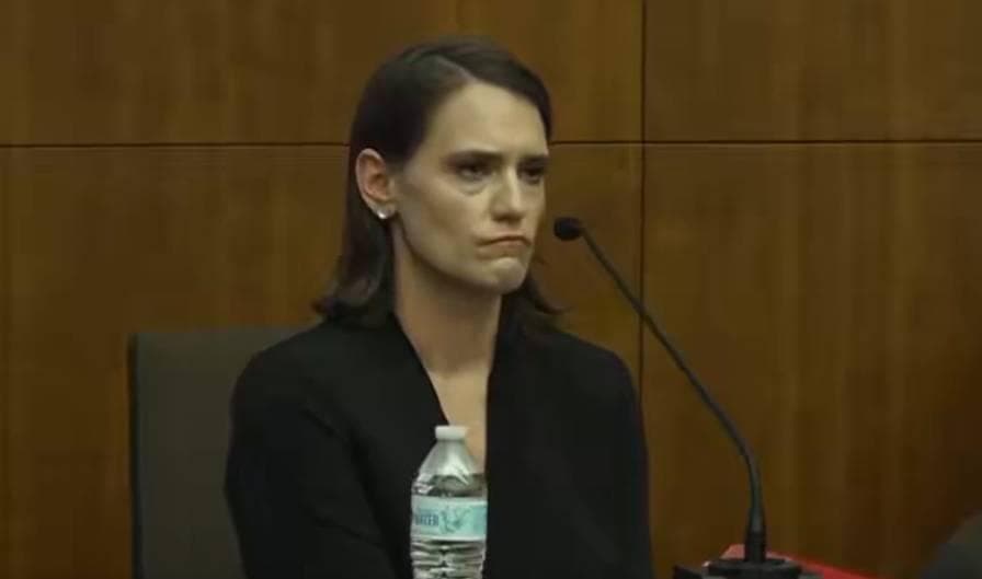 Via X Rebecca Jollotta, a psychiatric nurse practitioner, testifies at the murder trial of Lindsay Clancy at the Plymouth, Massachusetts, Superior Court on August 11, 2026.