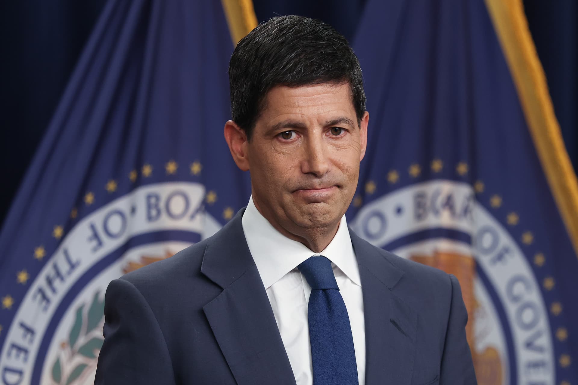 Win McNamee/Getty Images The Federal Reserve chairman, Kevin Warsh, on July 29, 2026 at Washington, D.C.
