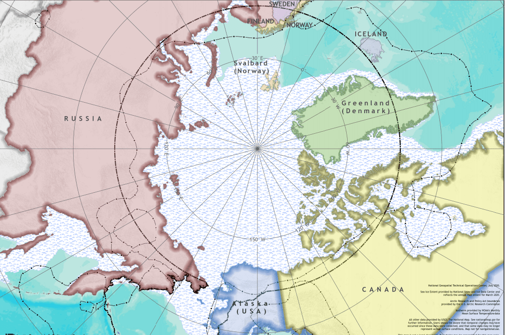 United States Geological Survey With President Trump’s planned military buildup in Greenland, NATO will build out a chain of Arctic defenses stretching from Alaska to Finland.