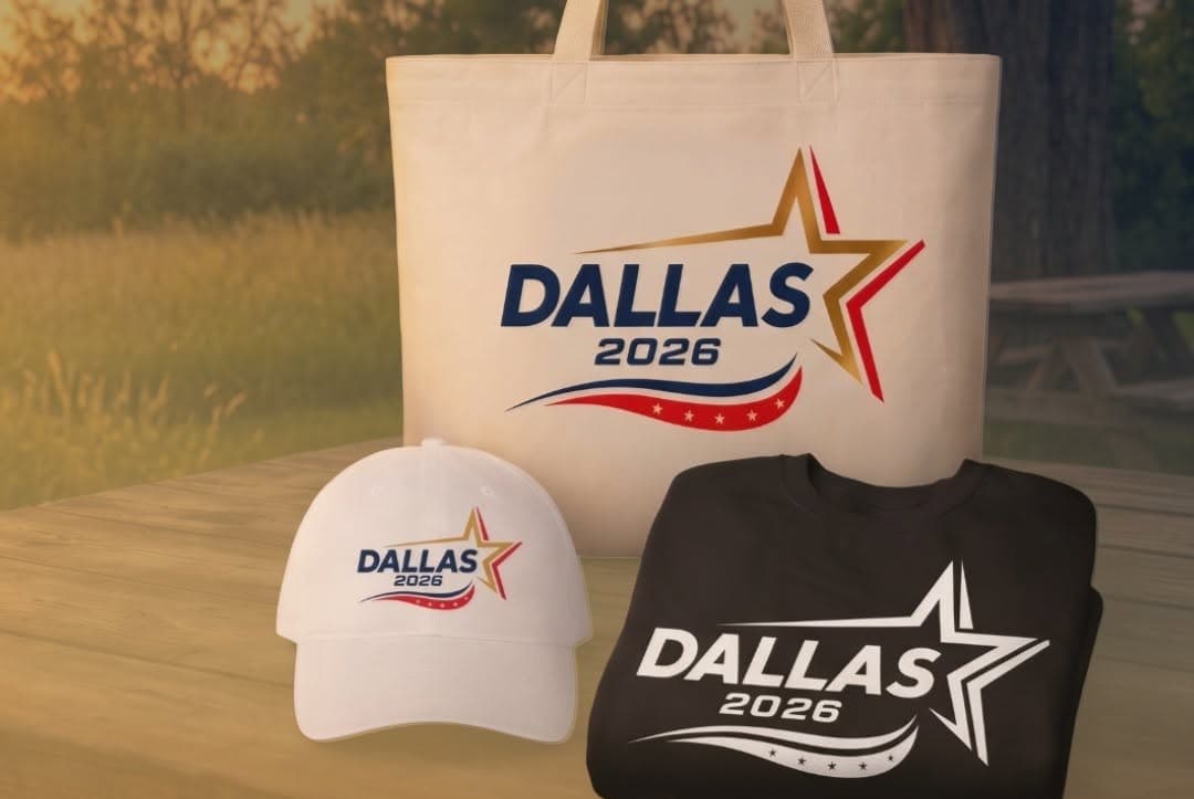 GOP Convention via X Bags, hats and t-shirts are among the merchandise on sale ahead of the Republican Party’s first-ever midterm convention running August 8-9 at Dallas, Texas.
