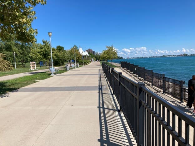 Carl Rollyson Detroit RiverWalk.