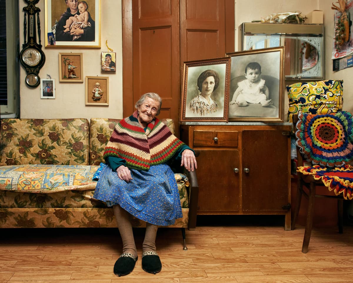 Roberto Masiero Emma Morano in 'The Oldest Person in the World.'