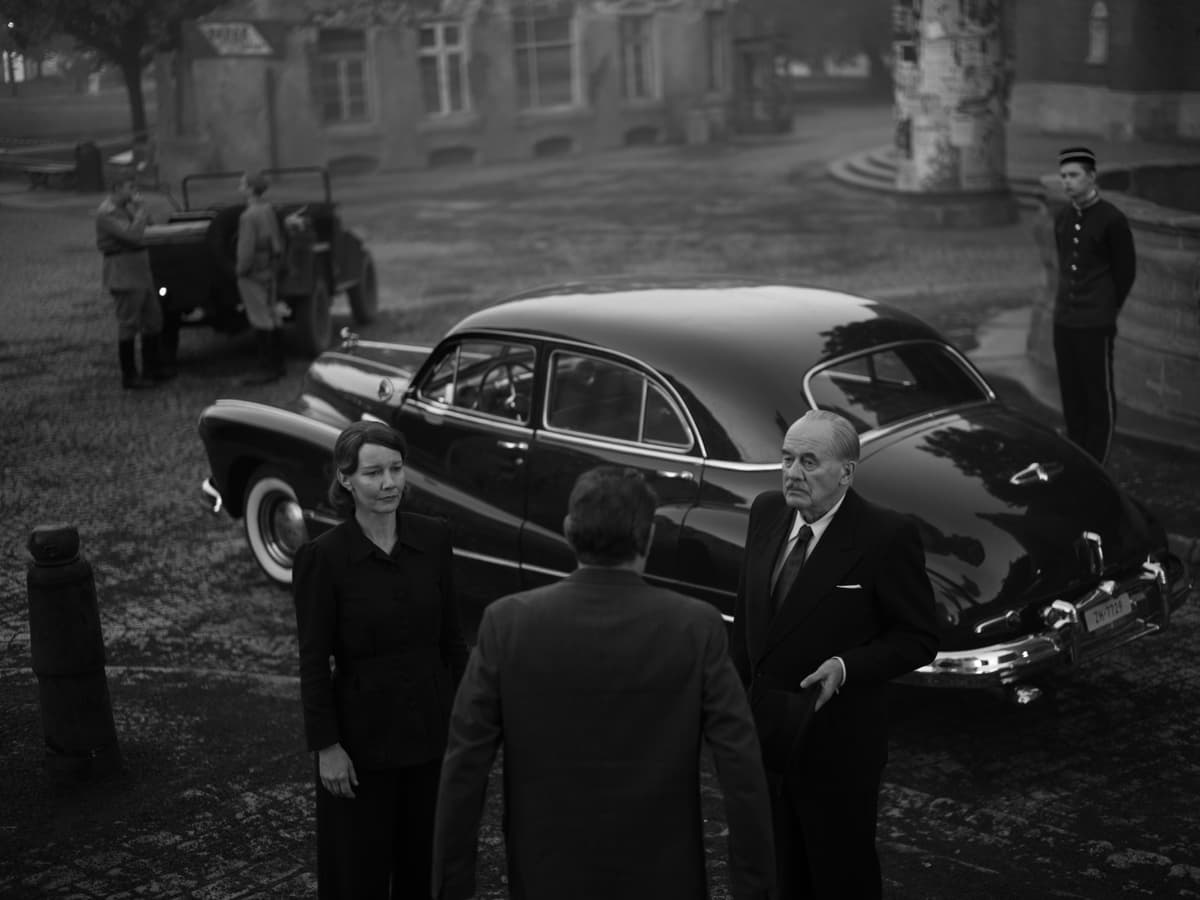 Mubi Sandra Hüller and Hanns Zischler in 'Fatherland.'