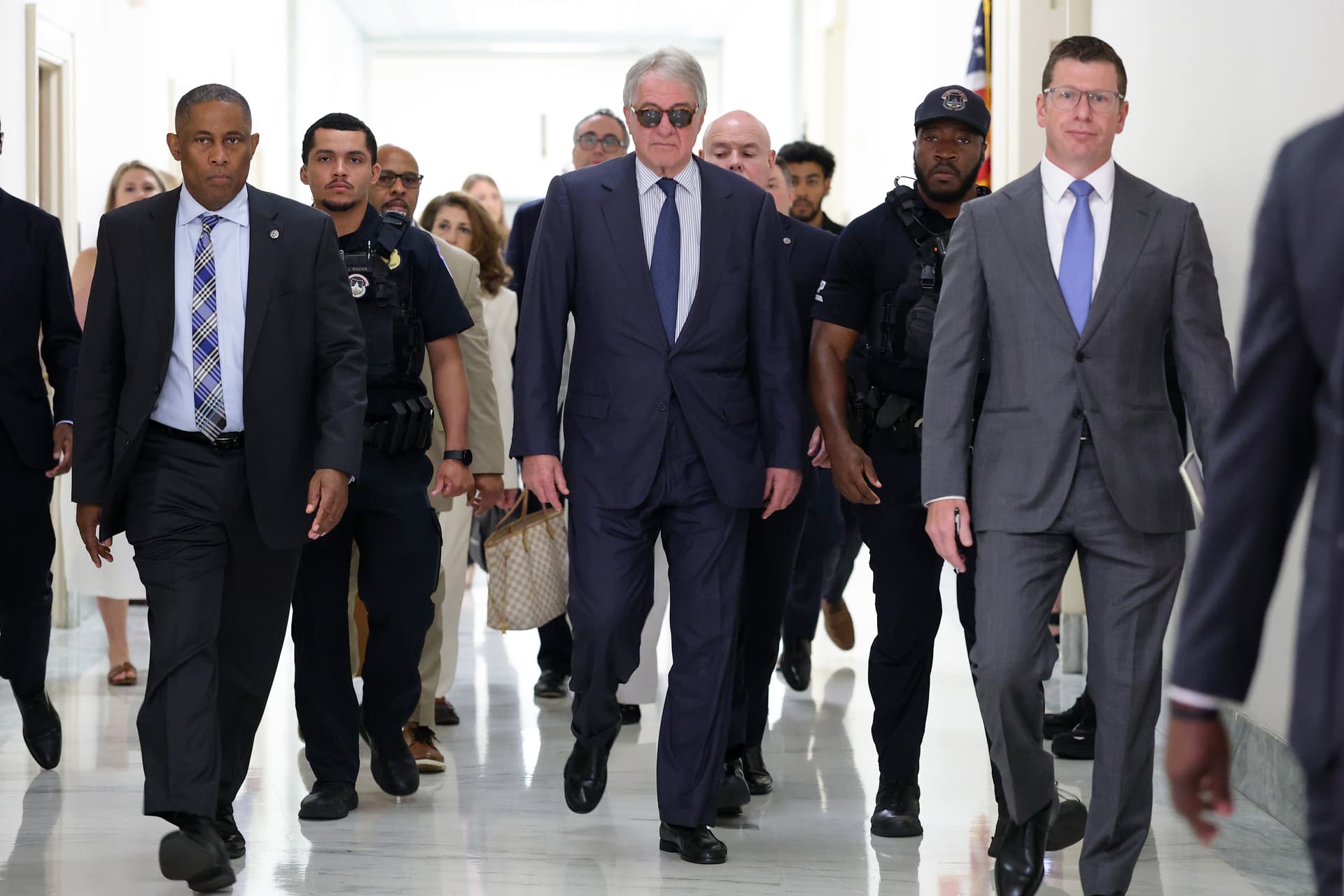 Kevin Dietsch/Getty Images Former CEO of Apollo Global Management Leon Black arrives to testify at a closed-door interview with the House Oversight Committee on Capitol Hill on June 26, 2026.