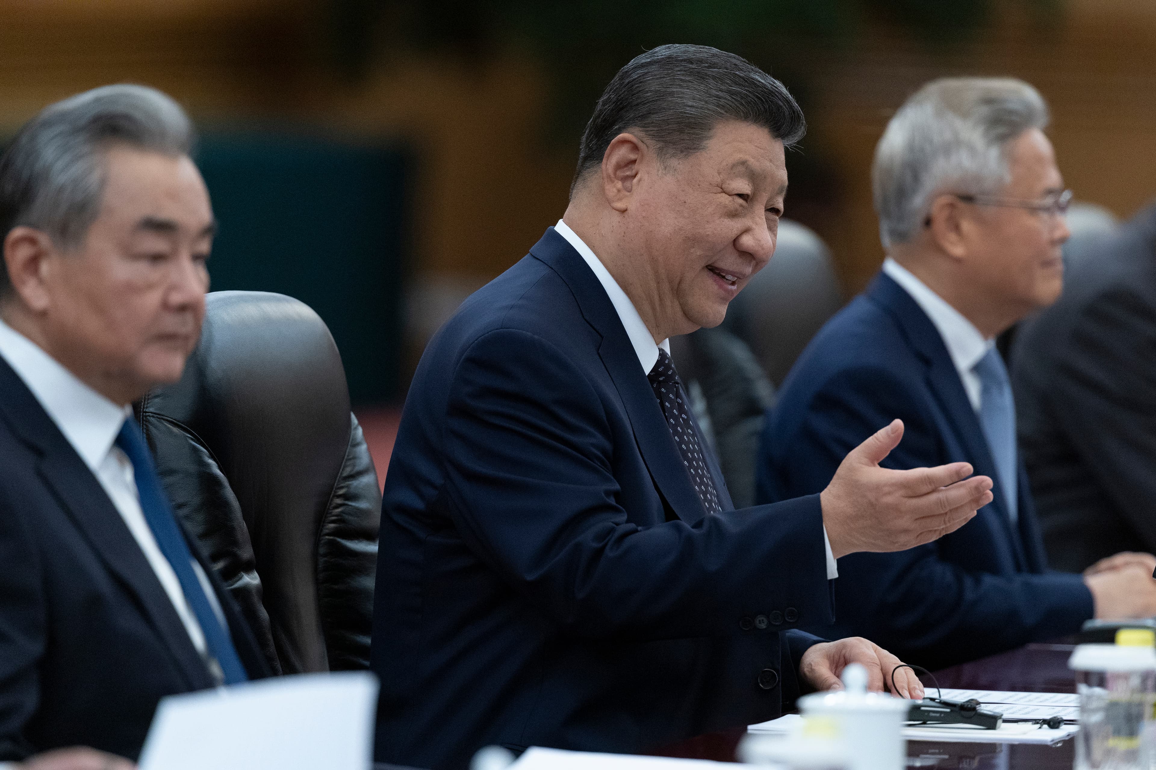 President Xi Jinping attends a bilateral meeting at the Great Hall of the People on August 24, 2026 at Beijing, China. President Xi Jinping attends a bilateral meeting at the Great Hall of the People on August 24, 2026 at Beijing, China.