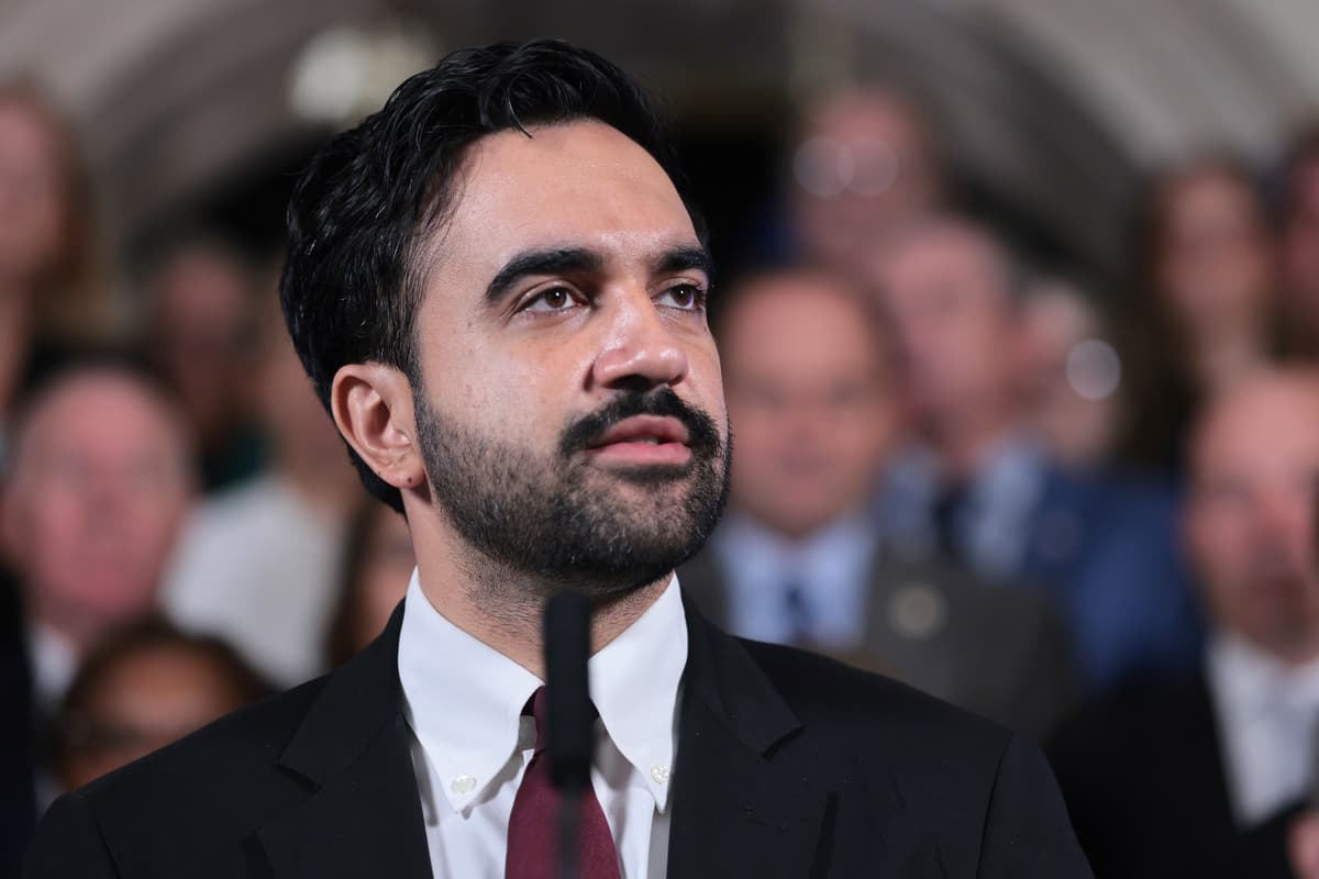 Michael M. Santiago/Getty Images Zohran Mamdani at City Hall.