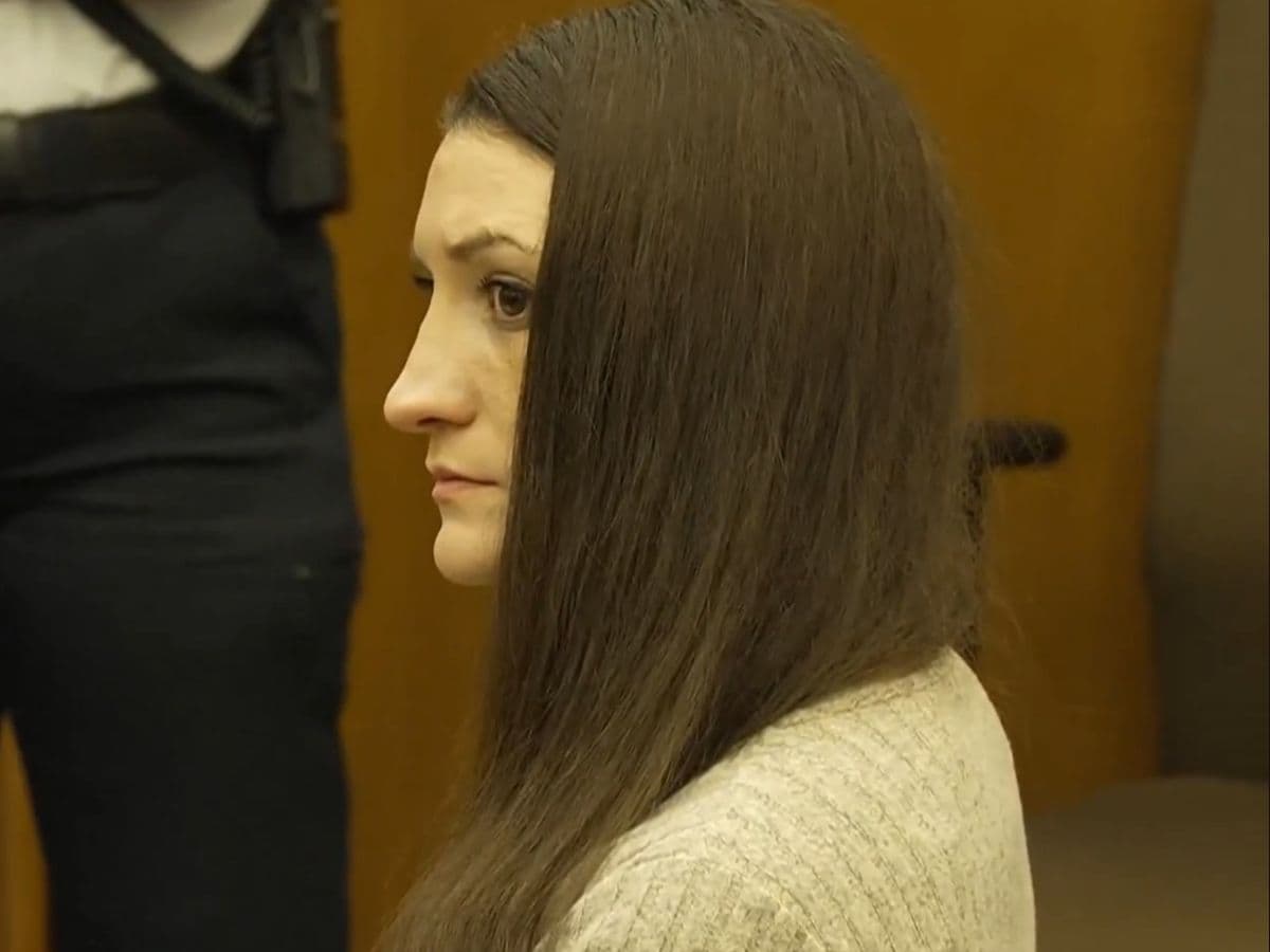 Nick Sorter via X Accused murderer Lindsay Clancy listens as the judge in her case explains reasonable doubt to the jurors on September 3, 2026, at Plymouth Superior Court at Plymouth, Massachusetts. Mrs. Clancy is accused of strangling her three children. She claims postpartum psychosis. After six days of deliberations, the jury is said to be deadlocked over whether she can be held criminally responsible.