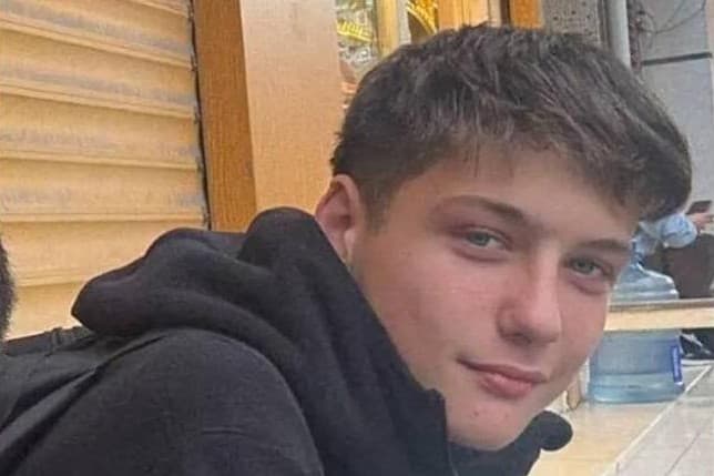 Via X Atlas Çağlayan, 17, who was killed by a 14-year-old at Istanbul on January 14, 2026, is seen in a family photo.