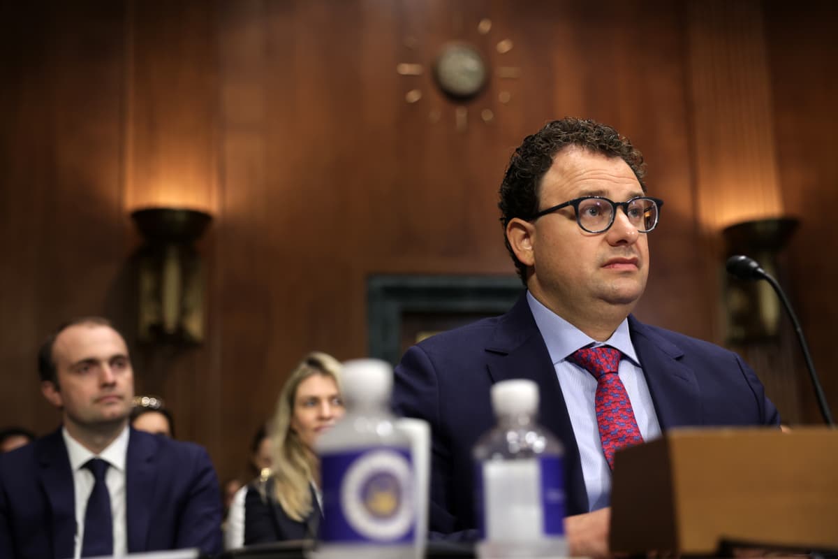Alex Wong/Getty Images The chief executive of Anthropic, Dario Amodei, testifies on Capitol Hill on July 25, 2023.