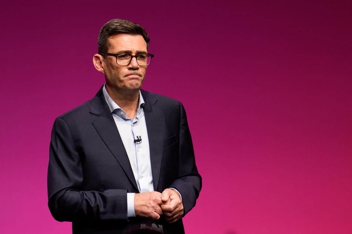 Christopher Furlong/Getty Images Prime Minister Andy Burnham delivers his keynote speech at the Labour Party Conference at Liverpool on September 29, 2026.