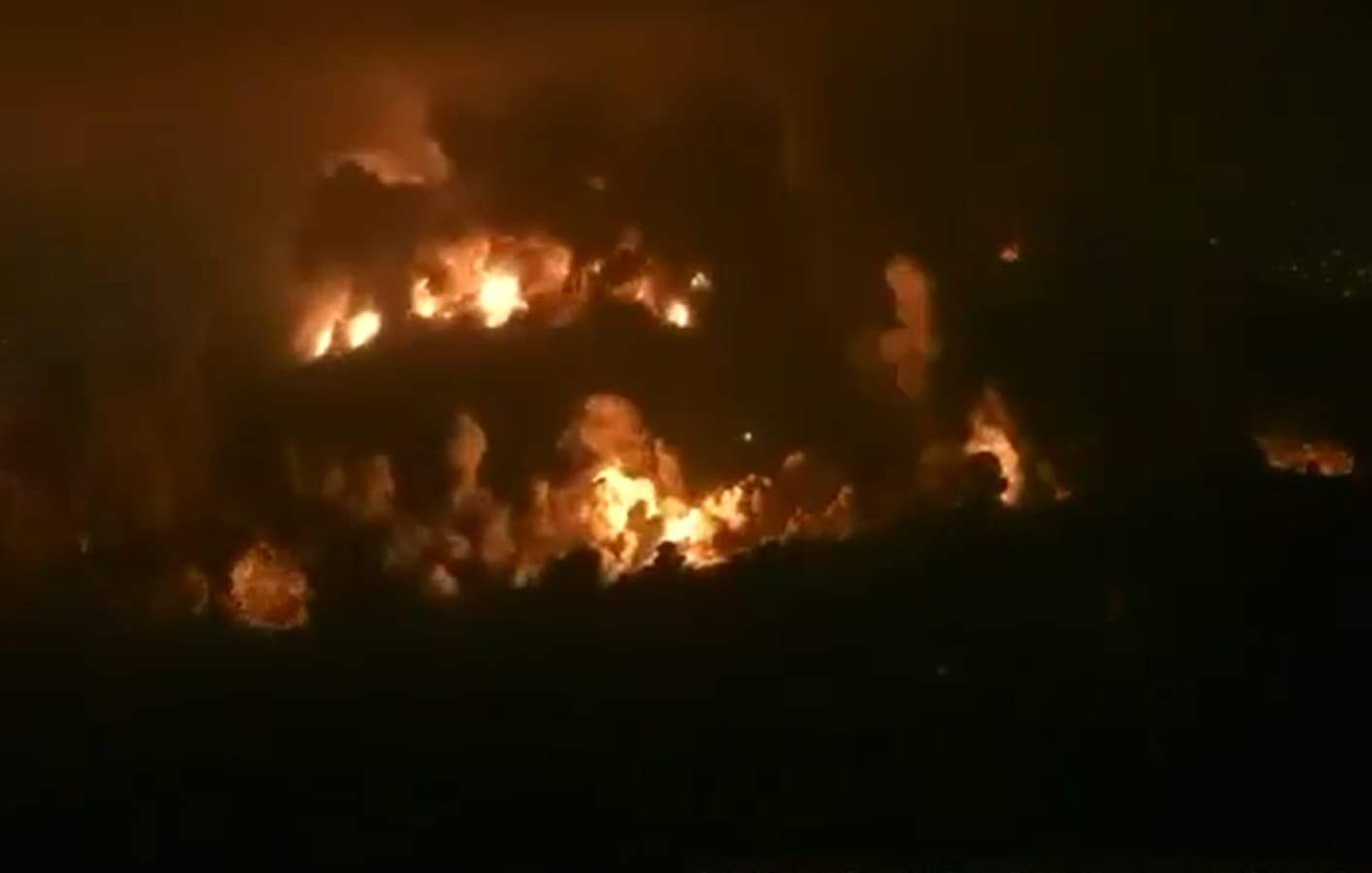 Via Israel Defense Forces Israel detonates a long tunnel network constructed by Hezbollah terrorists in southern Lebanon, triggering a magnitude 4.1 earthquake.