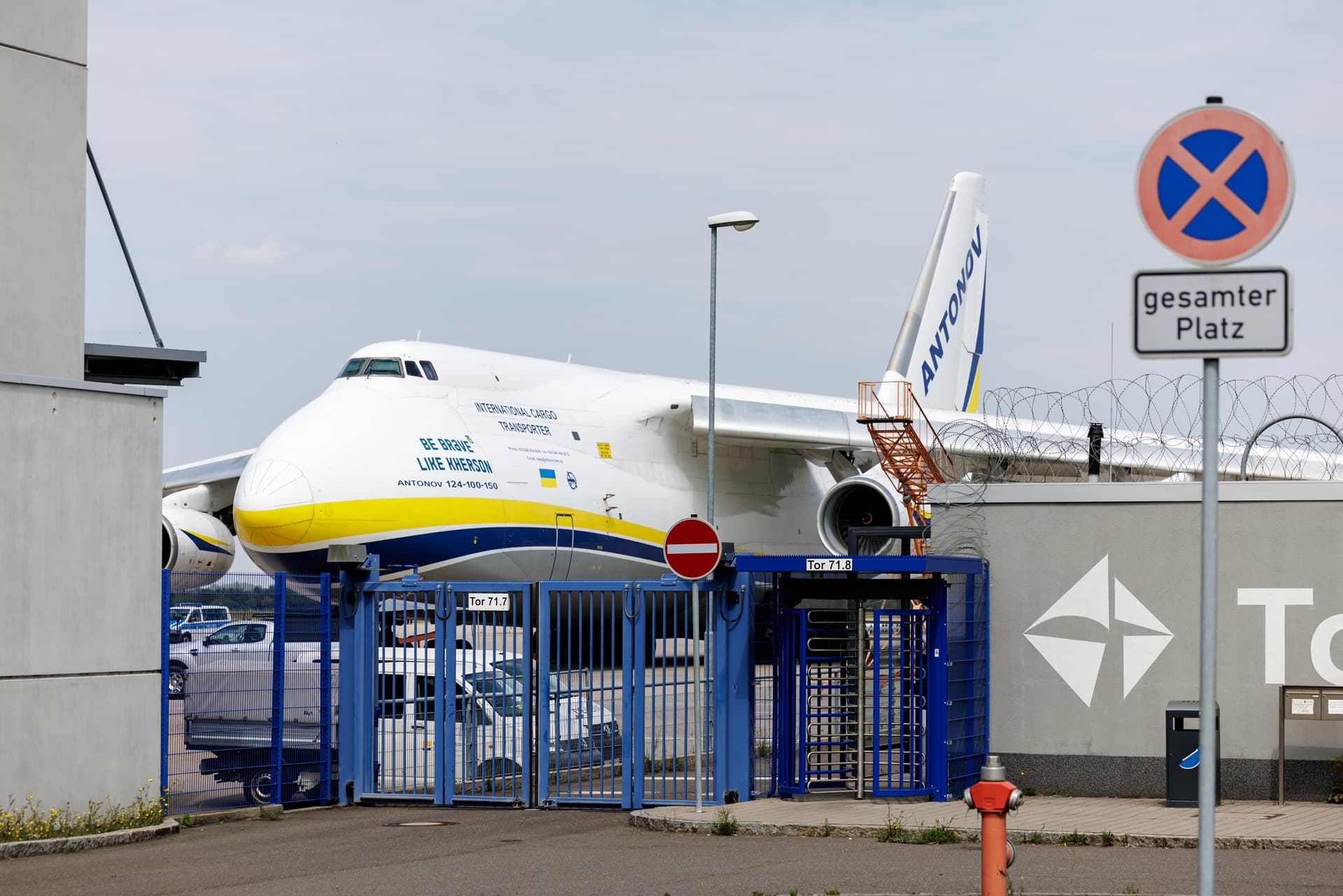 Jens Schlueter/Getty Images A Ukrainian Antonov cargo plane stands at Leipzig/Halle Airport on August 5, 2026 near Leipzig, Germany.