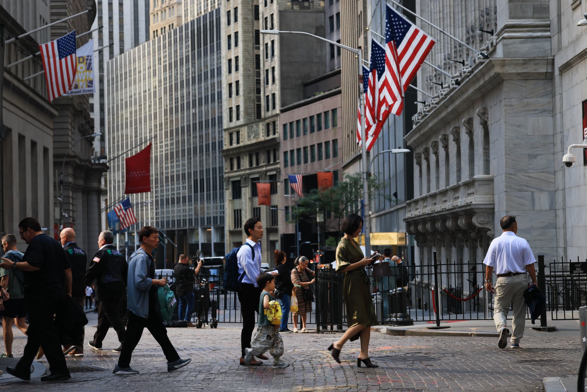 Spencer Platt/Getty Images The New York Stock Exchange on September 9, 2026.