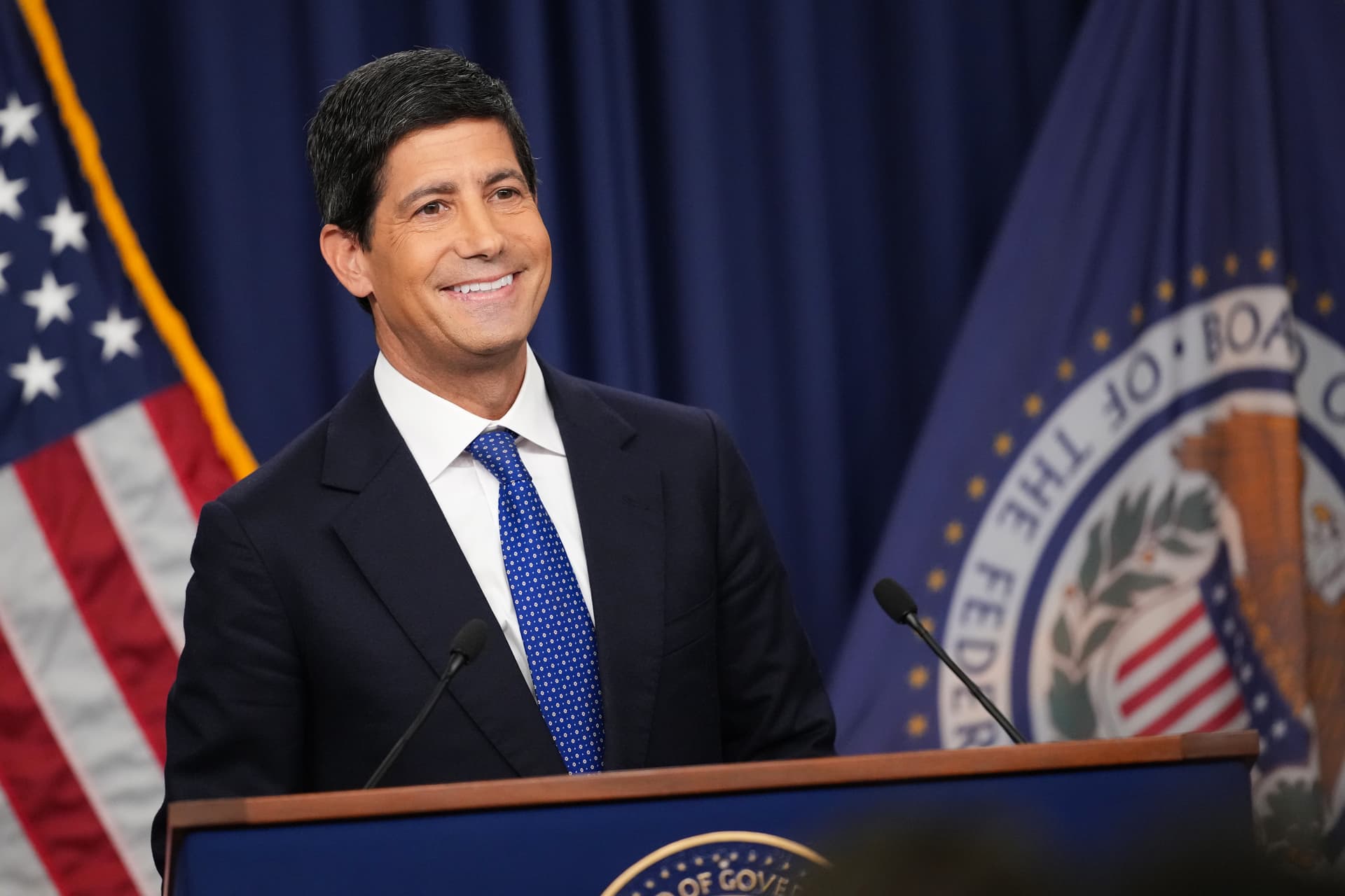 Andrew Harnik/Getty Images The Federal Reserve chairman, Kevin Warsh, on September 16, 2026 at Washington, D.C.