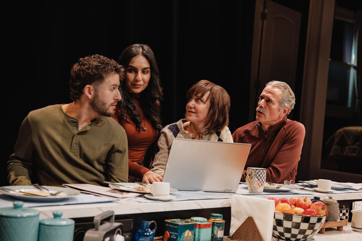 Marc J. Franklin Danny Kornfeld, Awesta Zarif, Jill Stern,
and Steven Skybell in 'Aftermath.'