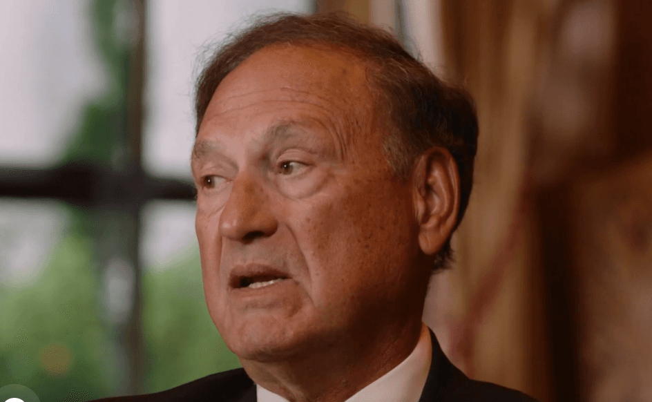 CBS News via X Justice Samuel Alito is seen in a screenshot from his interview with CBS News, released on October 2, 2026, in which he said he will consider retiring next year.