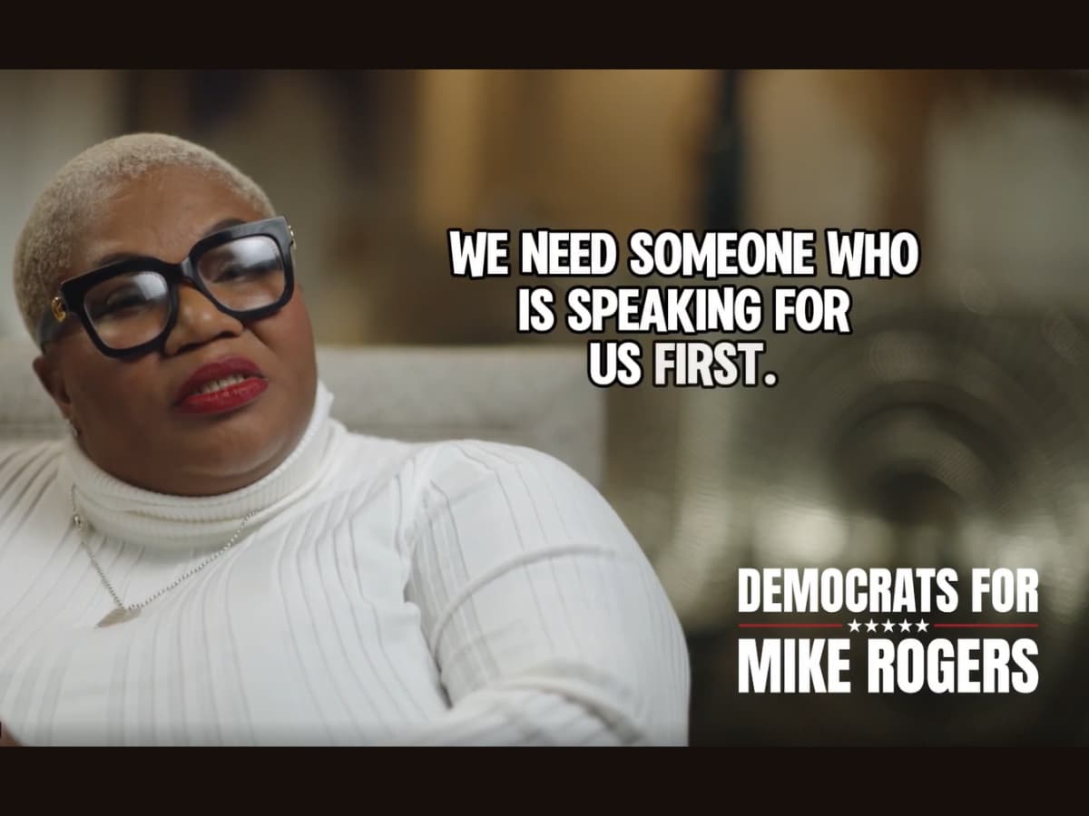 Democrats for Mike Rogers via X In a campaign ad produced and released last week by the Mike Rogers campaign, black Michiganders say they want a candidate who puts them ahead of Israel and the Palestinians.