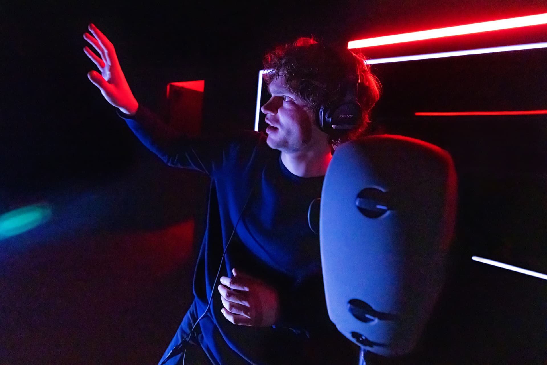 Matthew Murphy Lucas Iverson in 'A Ghost in Your Ear.'
