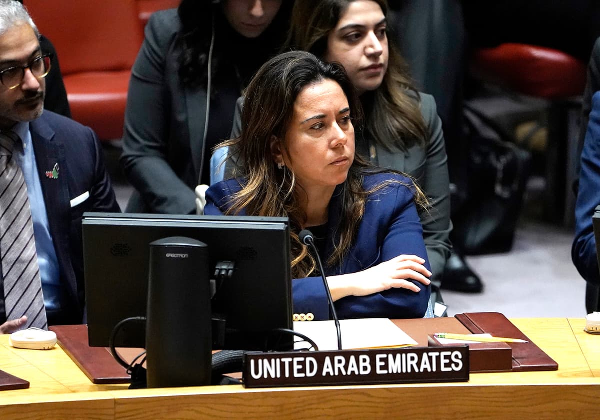 John Lamparski/Getty Images. United Arab Emirates ambassador the UN Lana Zaki Nusseibeh.