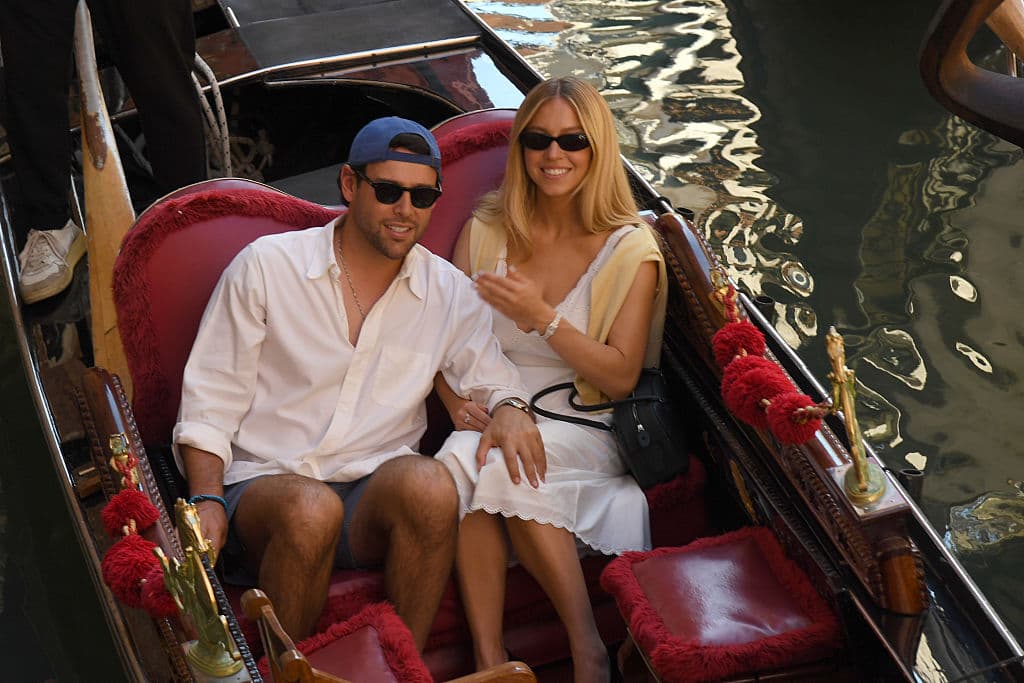 Luigi Iorio/GC Images Sydney Sweeney and Scooter Braun at the Venice Film Festival on September 3 2026.