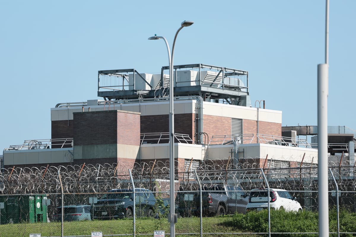 Michael M. Santiago/Getty Images. Rikers Island.
