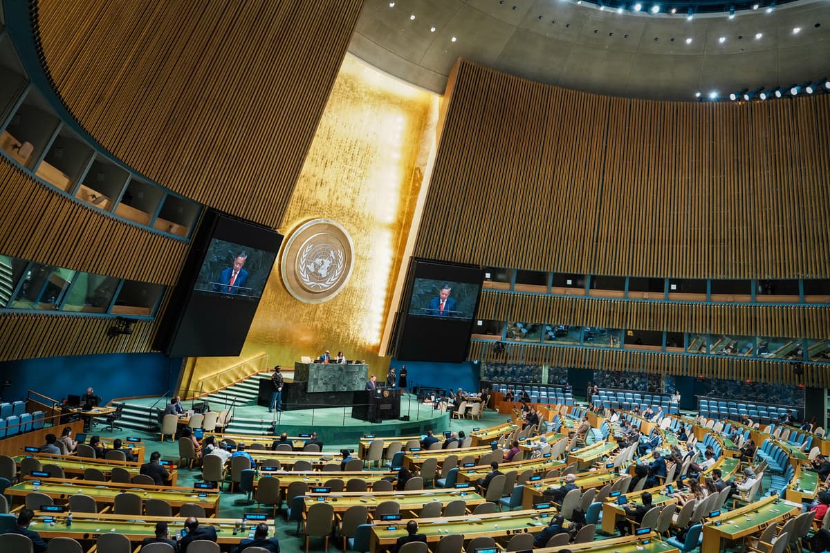 Ryan Murphy/Getty Images. The 81st session of the United Nations (U.N.) General Assembly at U.N. Headquarters in New York City.