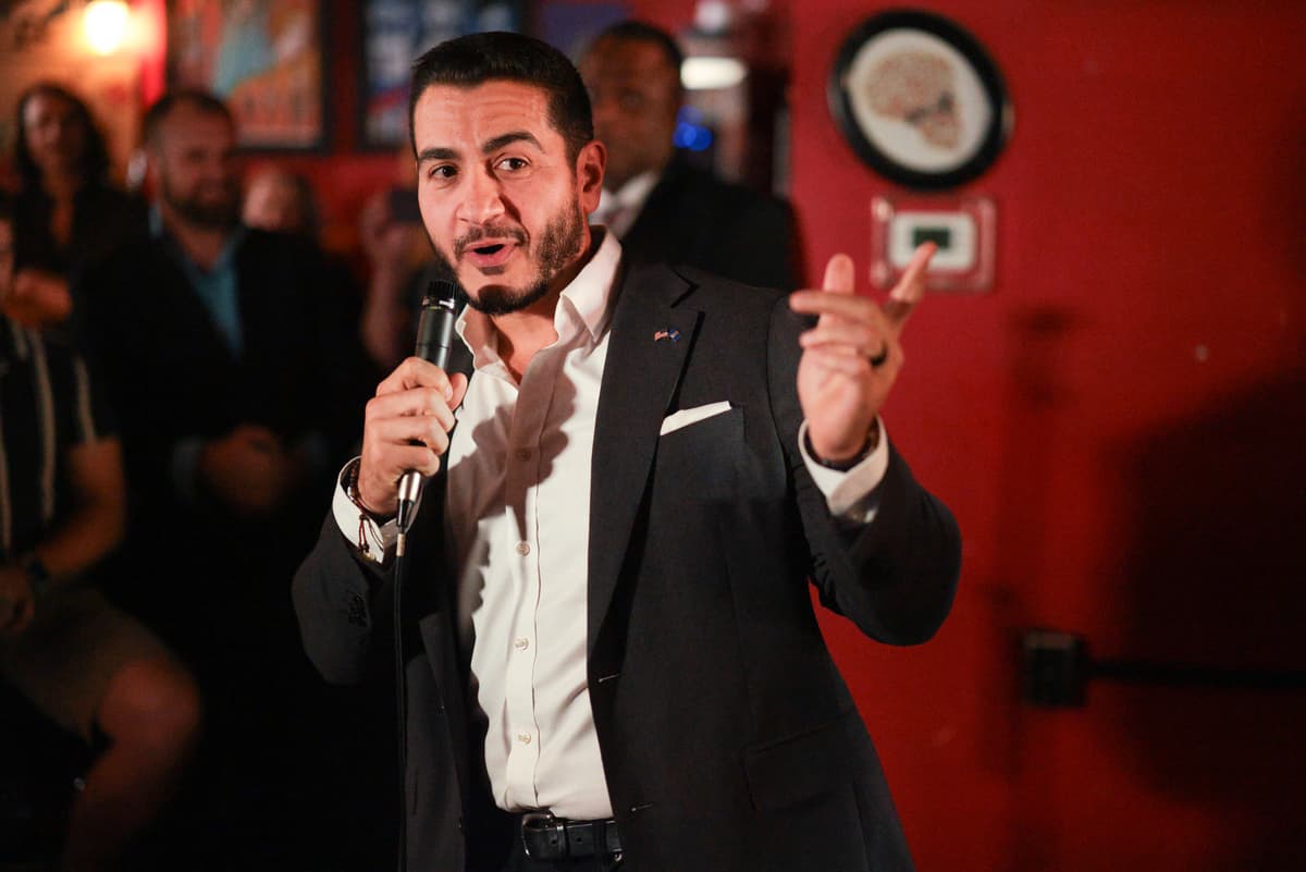 Chip Somodevilla/Getty Images. Michigan Democratic Senate candidate Abdul El-Sayed campaigns.