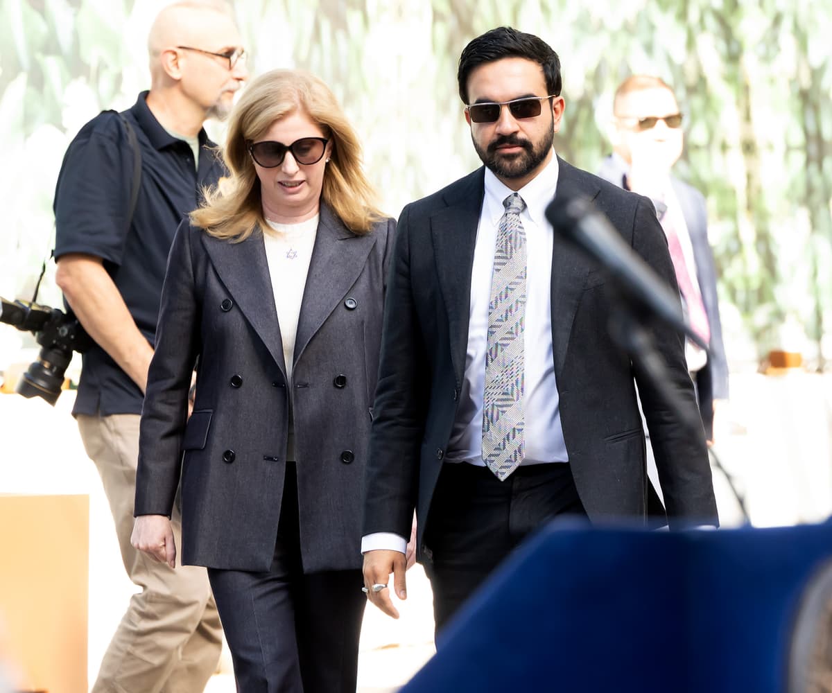 Janet Mayer/Bauer-Griffin/GC Images. New York City Police Commissioner Jessica Tisch and New York City Mayor Zohran Mamdani.