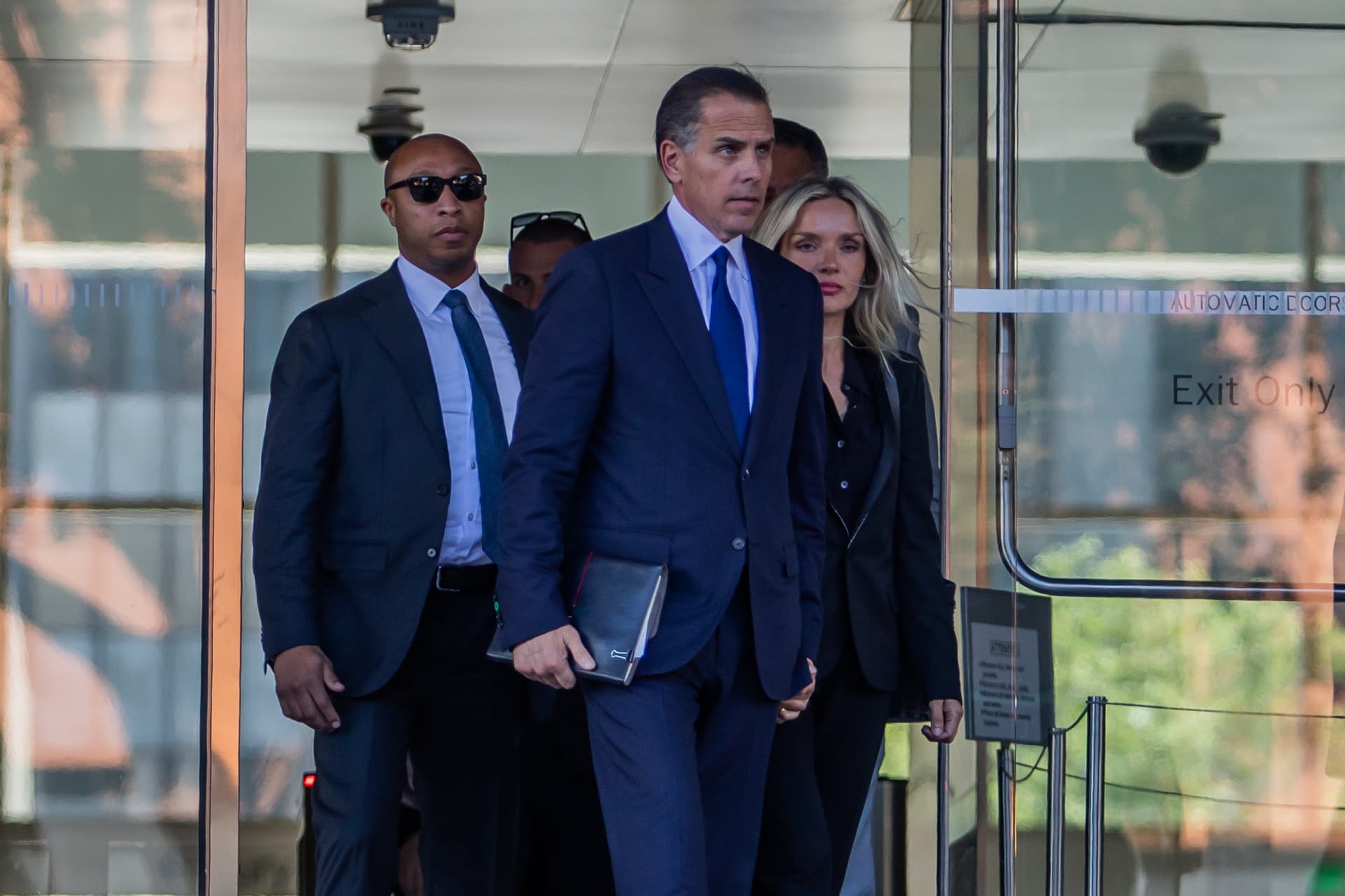 Apu Gomes/Getty Images Hunter Biden, son of President Biden, leave court after pleading guilty of tax evasion at Los Angeles, California, on September 5, 2024.