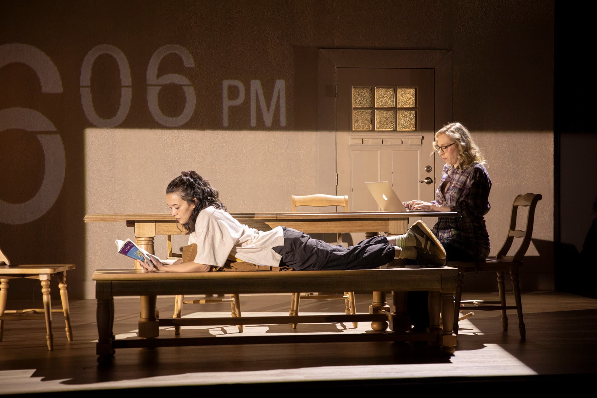 Monique Carboni Izabel Mar and Crystal Finn in 'ANON.'