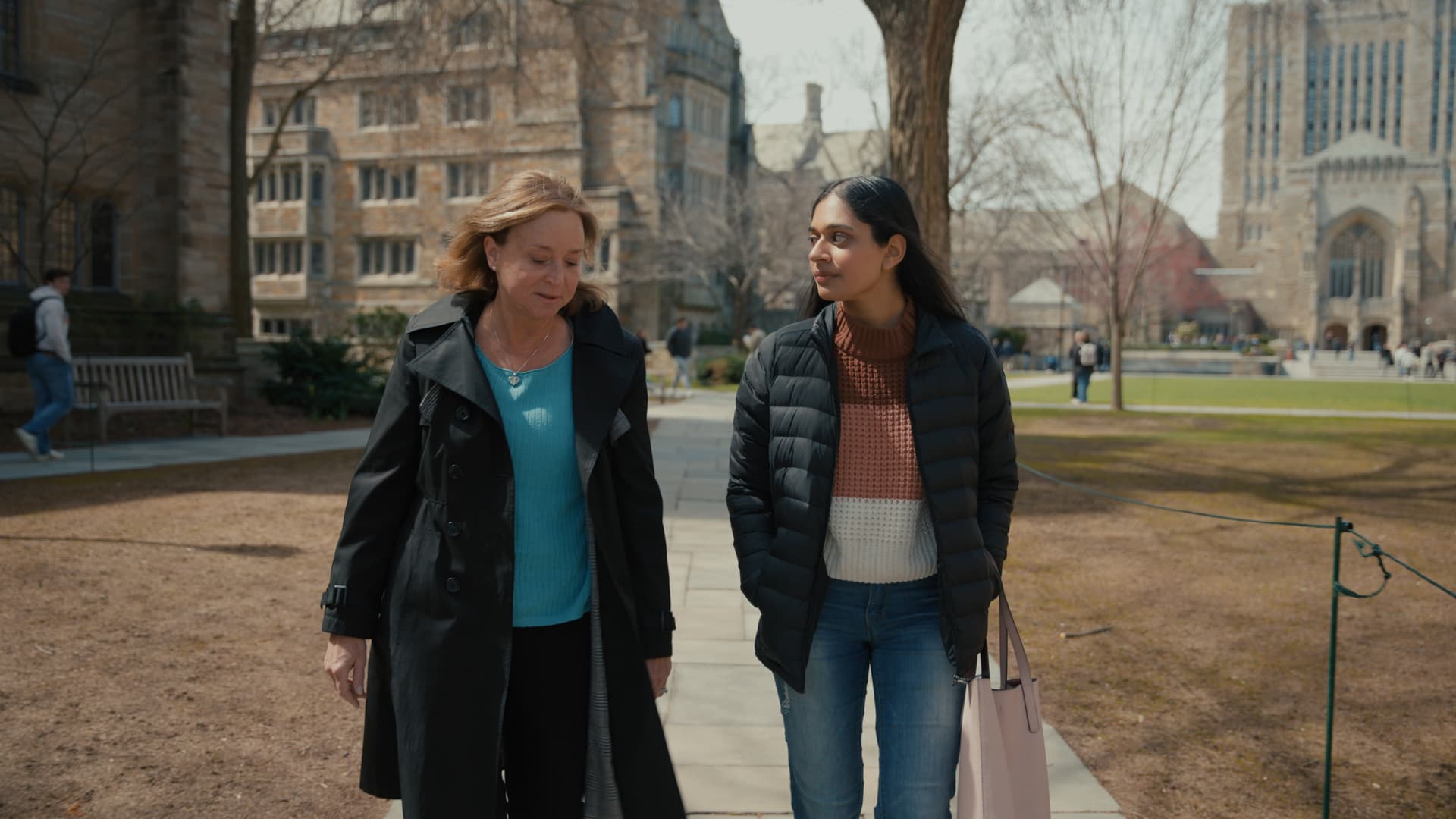 Assemble Collective Kristin Bride and Trisha Prabhu in 'Your Attention Please.'