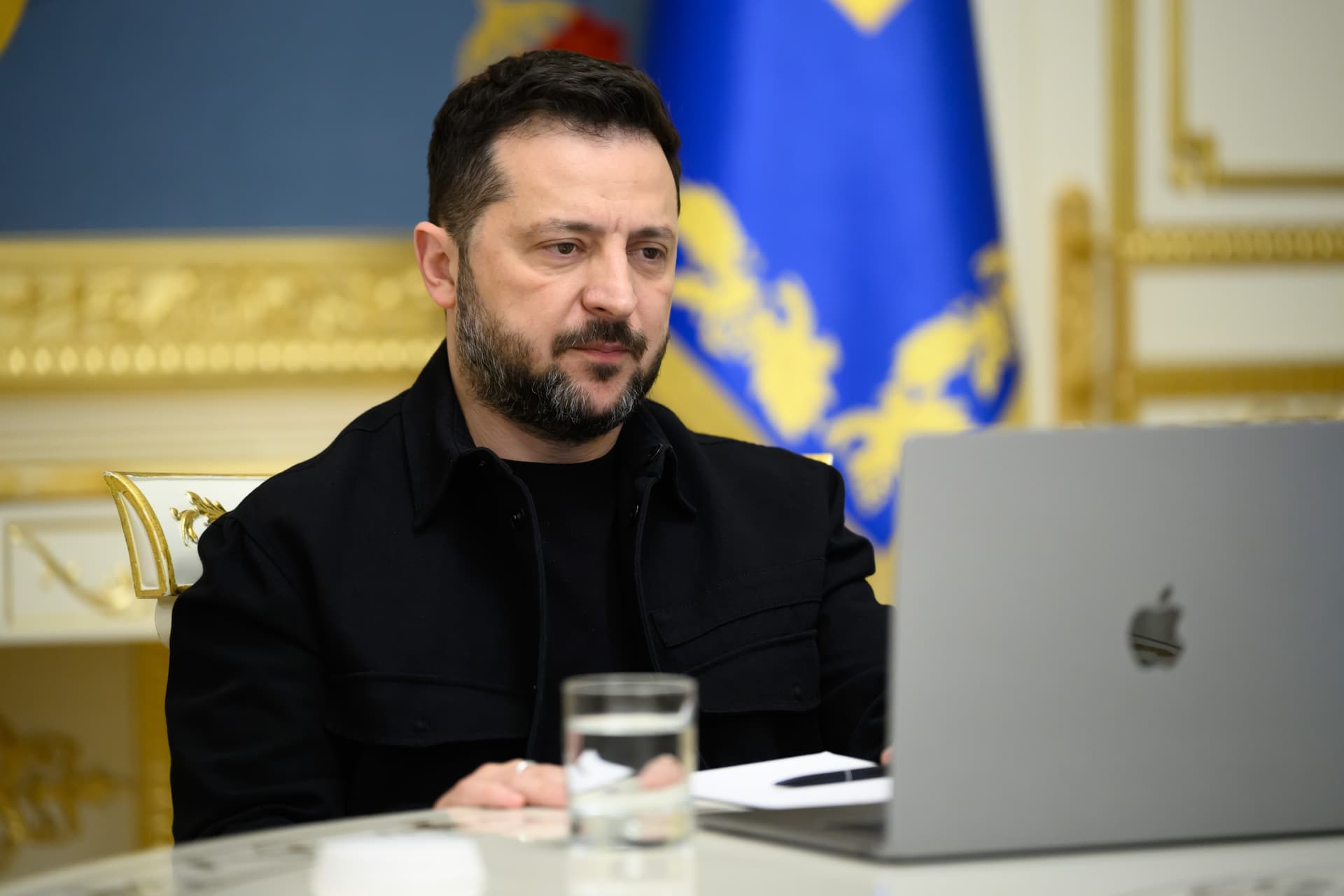 Volodymyr Zelensky via X President Zelensky sits for an interview at his presidential palace at Kyiv on October 12, 2026.