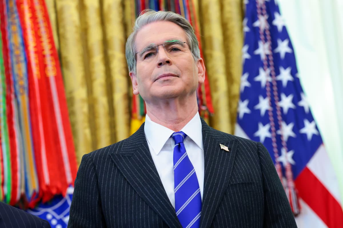 Anna Moneymaker/Getty Images Treasury Secretary Scott Bessent at the Oval Office on October 7, 2026.