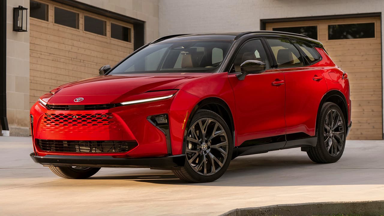 Toyota The Crown Signia comes standard with a hybrid powertrain and premium positioning in Toyota's lineup.