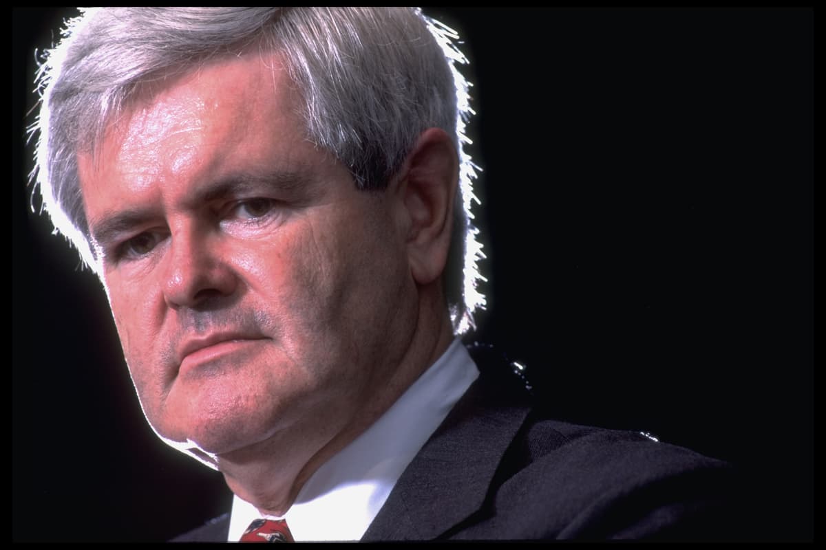 Steve Liss/Getty Images Congressman Newt Gingrich in December 1994.