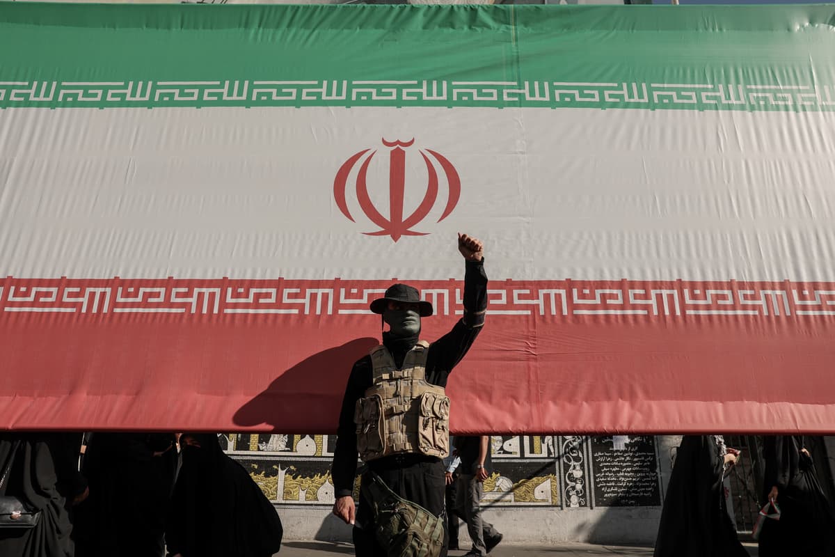 Meghdad Madadi ATPImages/Getty Images Iranian military forces on parade at Tehran on September 18, 2026.