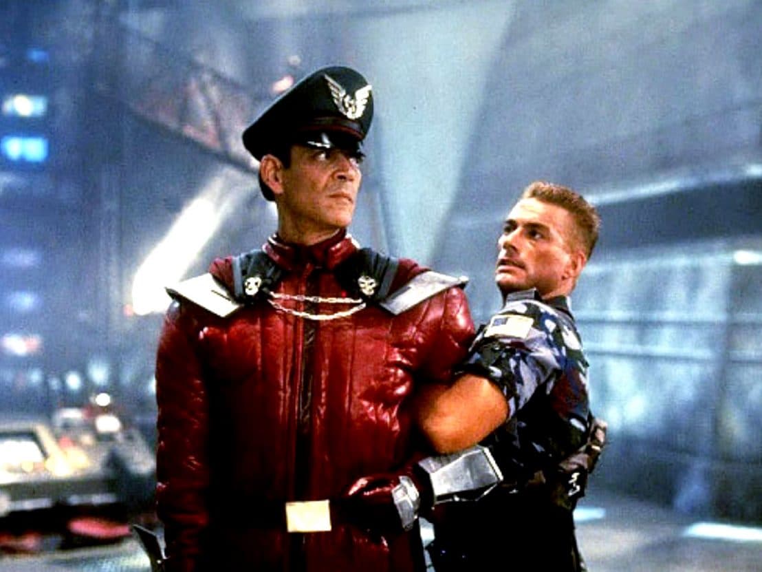 Wikimedia Commons Raul Julia and Jean-Claude Van Damme in 'Street Fighter.'